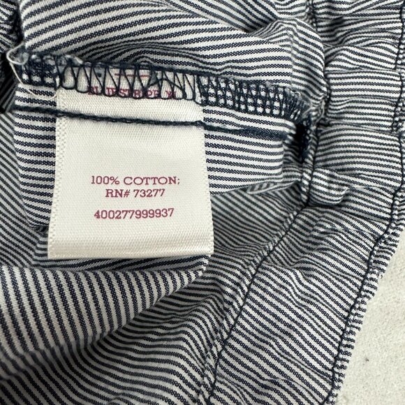 So Womens Lightweight Hooded Striped Jacket XL Blue Cotton Front Pockets - Picture 3 of 9